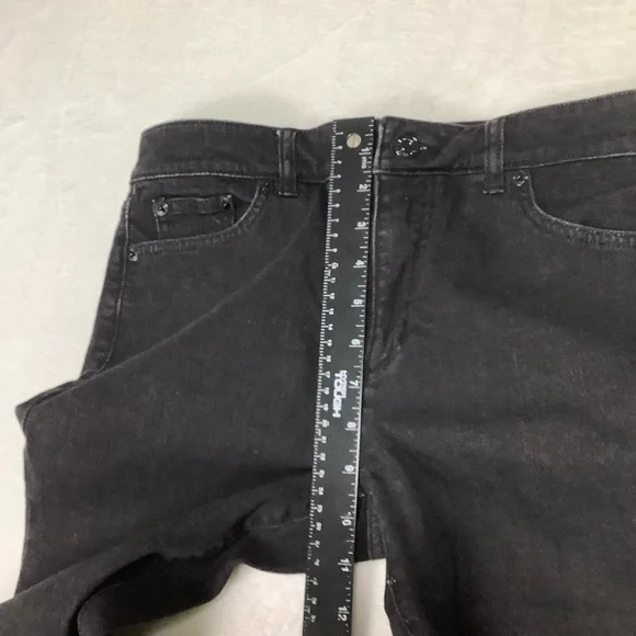 Lauren Ralph Lauren Heritage Straight Jean Sz 6 Black - Picture 8 of 10